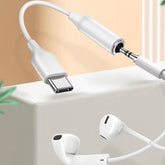 Type C to 3.5mm Female Headphone Jack Adapter for Samsung Galaxy S22 S22+ S21 S21+ S20 S20+ Ultra Note 20 Note 10 Plus S10 Plus S10e S9+ S8 Plus